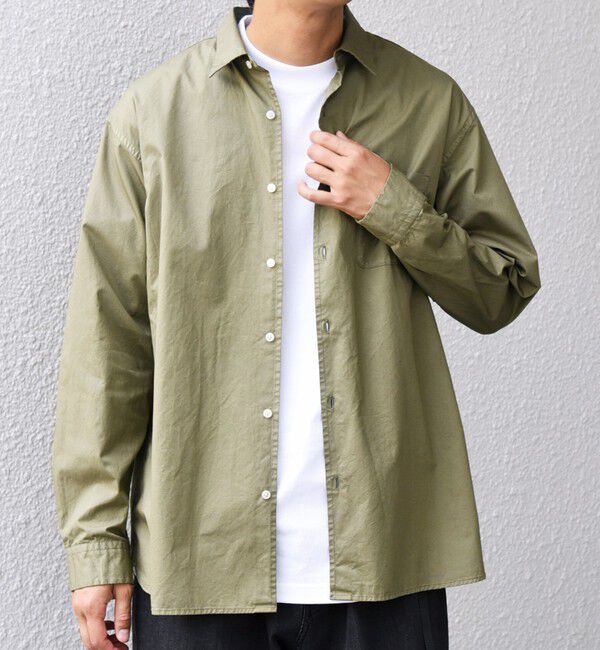 SHIPS any「SHIPS any:〈洗濯機可能〉コットン ガーメントダイ レギュラーカラー シャツ◇」|シャツ・ブラウス|