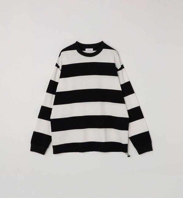 SHIPS any「SHIPS any: ワイド カラー ボーダー スピンドル Tシャツ (ロンT)◇」|Tシャツ・カットソー|