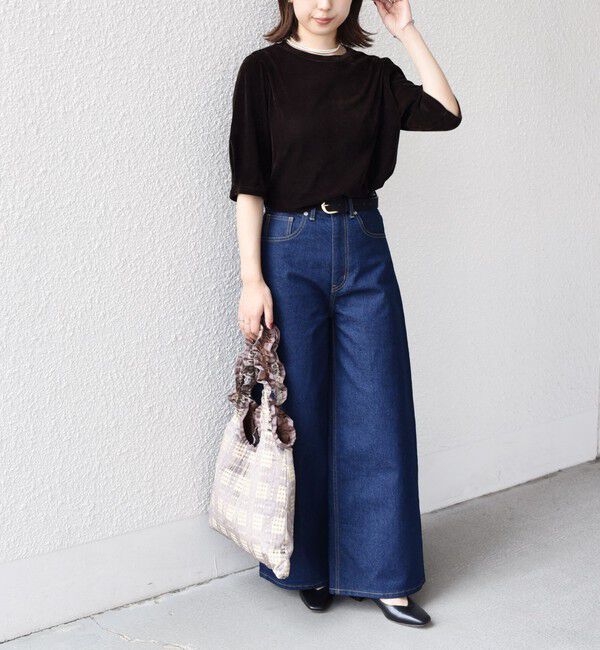 SHIPS Colors 「SHIPS Colors:〈手洗い可能〉フロッキー メッシュ 5分袖 トップス」|Tシャツ・カットソー|