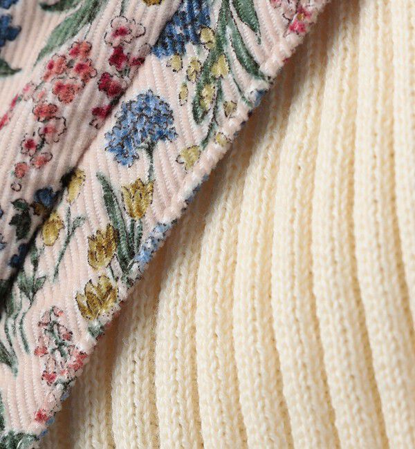 SHIPS KIDS「SHIPS KIDS:100～130cm / コーデュロイ リブ レイヤード トップス」|シャツ・ブラウス|