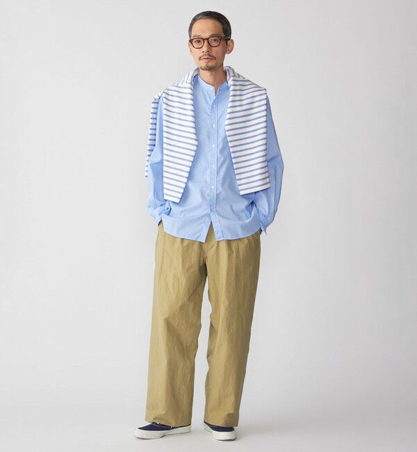 SHIPS「SHIPS: AUTHENTIC ナイロン カルゼ ワイド パンツ」|その他|