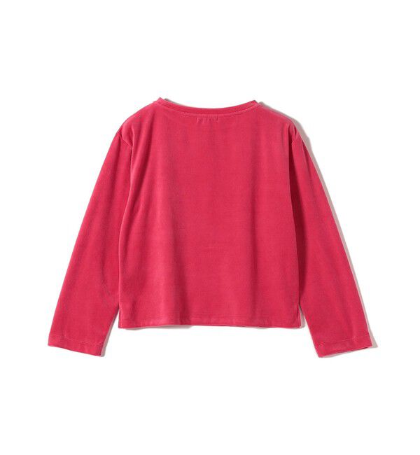 SHIPS for women「〈手洗い可能〉コットン ベロア ボートネック ロング スリーブ プルオーバー」|Tシャツ・カットソー|