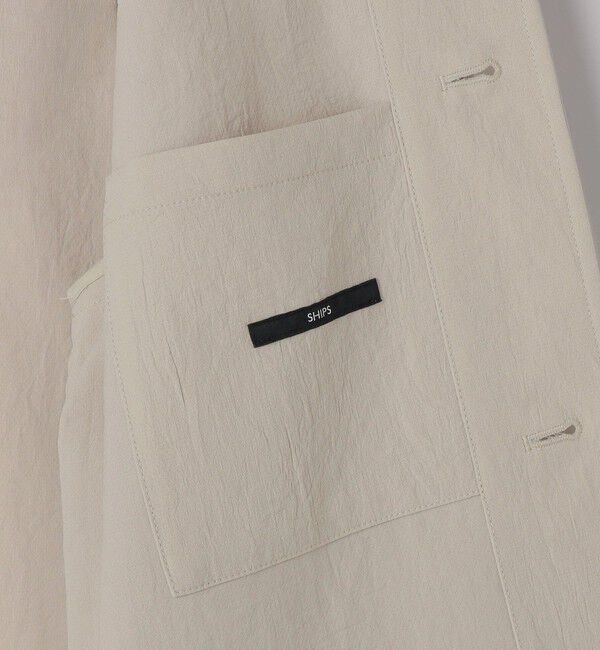SHIPS「SHIPS: 〈通気性・遮熱〉エアリー テック シャツ アウター」|シャツ・ブラウス|