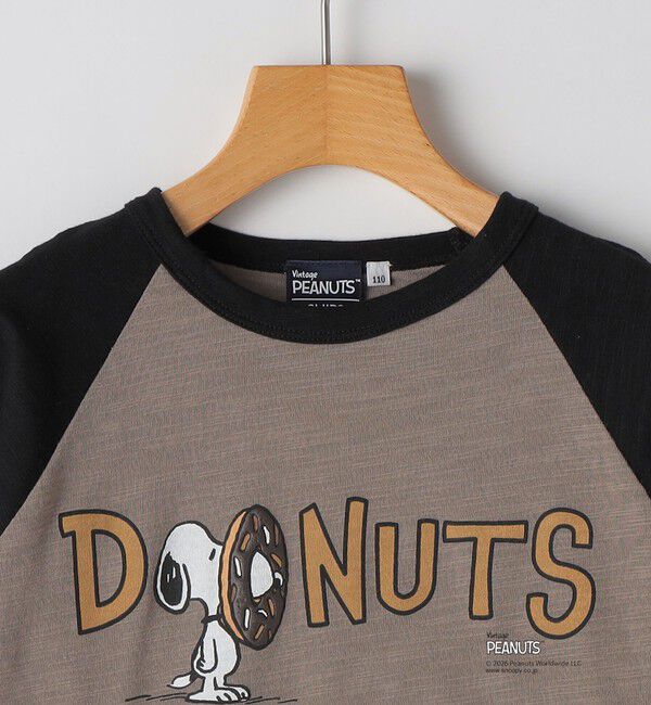 SHIPS KIDS「SHIPS KIDS:100～130cm /PEANUTS スヌーピー フットボール プリント Tシャツ」|Tシャツ・カットソー|