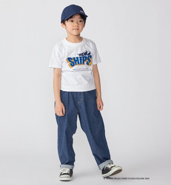 SHIPS KIDS「DQVIIR &times; SHIPS:100～140cm  ロゴ Tシャツ〈KIDS〉」|Tシャツ・カットソー|