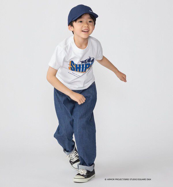 SHIPS KIDS「DQVIIR &times; SHIPS:100～140cm  ロゴ Tシャツ〈KIDS〉」|Tシャツ・カットソー|
