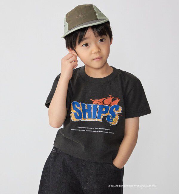 SHIPS KIDS「DQVIIR &times; SHIPS:100～140cm  ロゴ Tシャツ〈KIDS〉」|Tシャツ・カットソー|