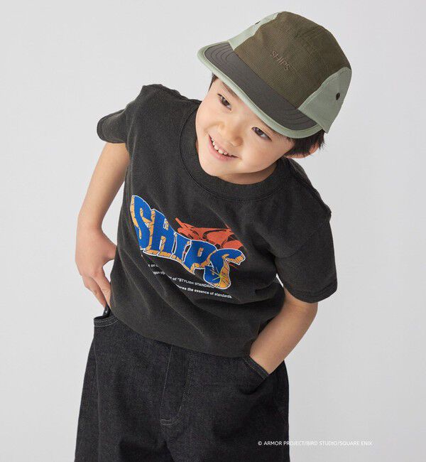 SHIPS KIDS「DQVIIR &times; SHIPS:100～140cm  ロゴ Tシャツ〈KIDS〉」|Tシャツ・カットソー|