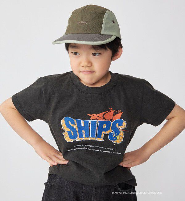 SHIPS KIDS「DQVIIR &times; SHIPS:100～140cm  ロゴ Tシャツ〈KIDS〉」|Tシャツ・カットソー|
