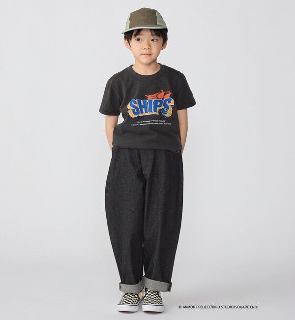 SHIPS KIDS「DQVIIR &times; SHIPS:100～140cm  ロゴ Tシャツ〈KIDS〉」|Tシャツ・カットソー|