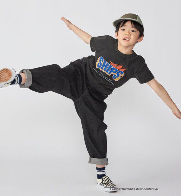 SHIPS KIDS「DQVIIR &times; SHIPS:100～140cm  ロゴ Tシャツ〈KIDS〉」|Tシャツ・カットソー|
