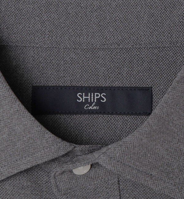 SHIPS Colors 「《予約》SHIPS Colors:〈吸水速乾・洗濯機可能〉シアー カノコ ショートスリーブ シャツ◆」|シャツ・ブラウス|