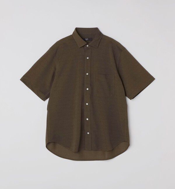 SHIPS Colors 「《予約》SHIPS Colors:〈吸水速乾・洗濯機可能〉シアー カノコ ショートスリーブ シャツ◆」|シャツ・ブラウス|