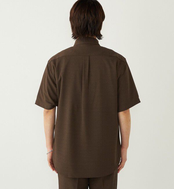 SHIPS Colors 「《予約》SHIPS Colors:〈吸水速乾・洗濯機可能〉シアー カノコ ショートスリーブ シャツ◆」|シャツ・ブラウス|