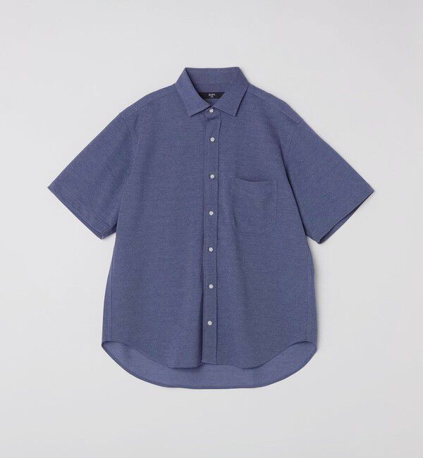 SHIPS Colors 「《予約》SHIPS Colors:〈吸水速乾・洗濯機可能〉シアー カノコ ショートスリーブ シャツ◆」|シャツ・ブラウス|