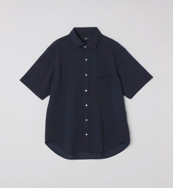 SHIPS Colors 「《予約》SHIPS Colors:〈吸水速乾・洗濯機可能〉シアー カノコ ショートスリーブ シャツ◆」|シャツ・ブラウス|