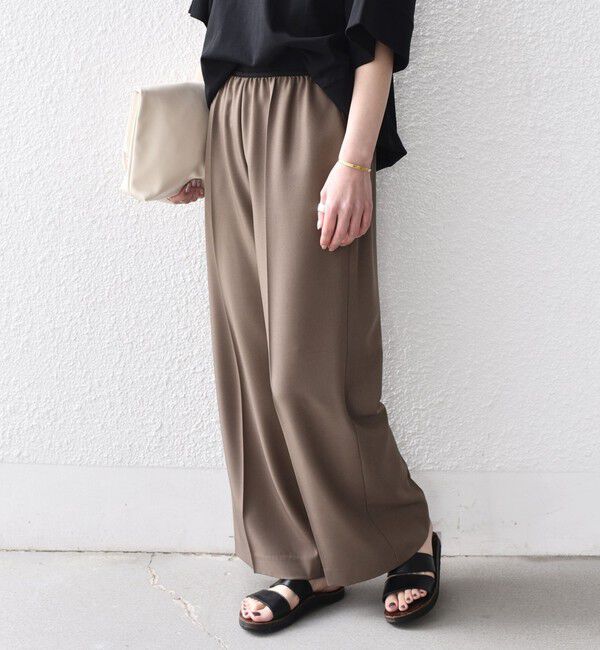 SHIPS Colors 「《予約》SHIPS Colors:〈手洗い可能〉PL/PU ゴム パンツ◆」|その他|カーキ