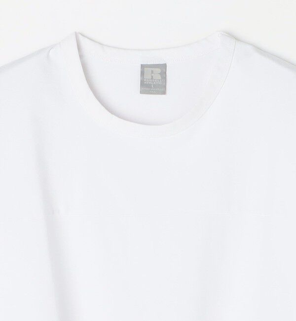 SHIPS any「【SHIPS any別注】RUSSELL ATHLETIC:〈吸水速乾/抗菌防臭〉Dri-Power(R) フットボール Tシャツ◆」|Tシャツ・カットソー|