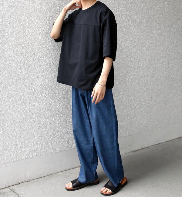 SHIPS any「【SHIPS any別注】RUSSELL ATHLETIC:〈吸水速乾/抗菌防臭〉Dri-Power(R) フットボール Tシャツ◆」|Tシャツ・カットソー|