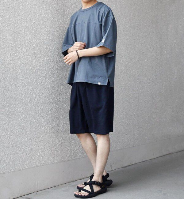 SHIPS any「【SHIPS any別注】RUSSELL ATHLETIC:〈吸水速乾/抗菌防臭〉Dri-Power(R) フットボール Tシャツ◆」|Tシャツ・カットソー|