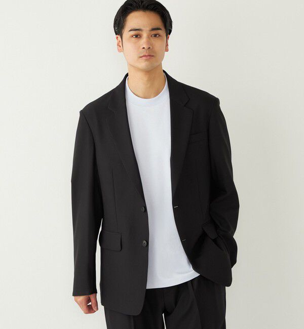 SHIPS Colors 「SHIPS Colors:〈速乾・洗濯機可能〉コンフォートクロス ジャケット(セットアップ対応可能)」|テーラードジャケット|