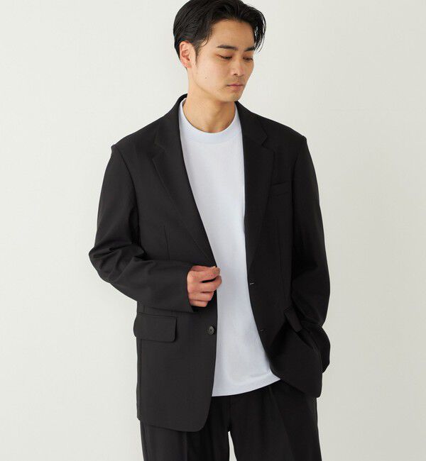 SHIPS Colors 「SHIPS Colors:〈速乾・洗濯機可能〉コンフォートクロス ジャケット(セットアップ対応可能)」|テーラードジャケット|