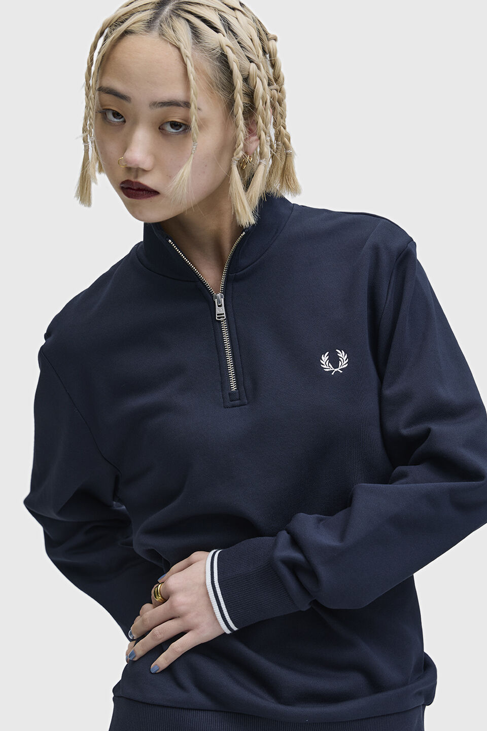 FRED PERRY 「Half Zip Sweatshirt」|スウェット・ジャージ|