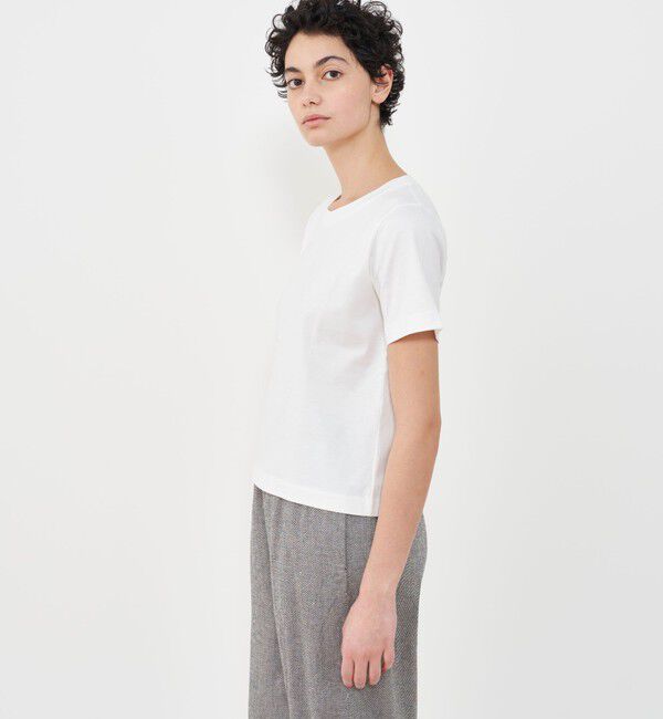 GALERIE VIE「ファインコットン クルーネックTシャツ」|Tシャツ・カットソー|