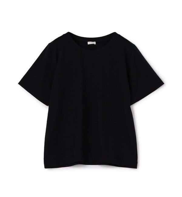 GALERIE VIE「ファインコットン クルーネックTシャツ」|Tシャツ・カットソー|19 ブラック