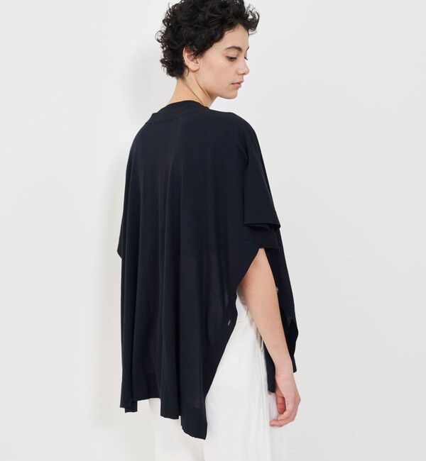 GALERIE VIE「クレープコットン Vネックカーディガン」|カーディガン|