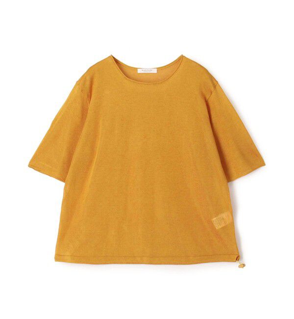 MACPHEE「ドライポリエステル クルーネックプルオーバー」|ニット・セーター|25 イエロー