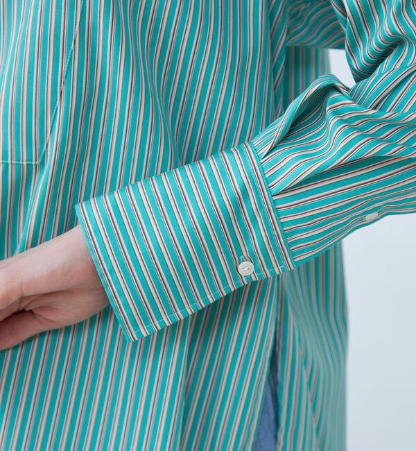 MACPHEE「コットンブロード チュニックシャツ」|シャツ・ブラウス|