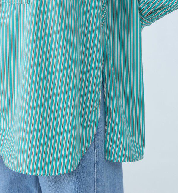 MACPHEE「コットンブロード チュニックシャツ」|シャツ・ブラウス|