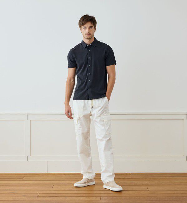 JAMES PERSE「コットンジャージー ハーフスリーブシャツ MCFJ3650」|シャツ・ブラウス|