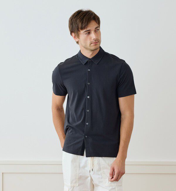 JAMES PERSE「コットンジャージー ハーフスリーブシャツ MCFJ3650」|シャツ・ブラウス|