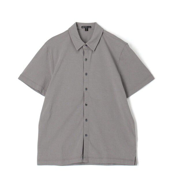 JAMES PERSE「コットンジャージー ハーフスリーブシャツ MCFJ3650」|シャツ・ブラウス|81 シルバー