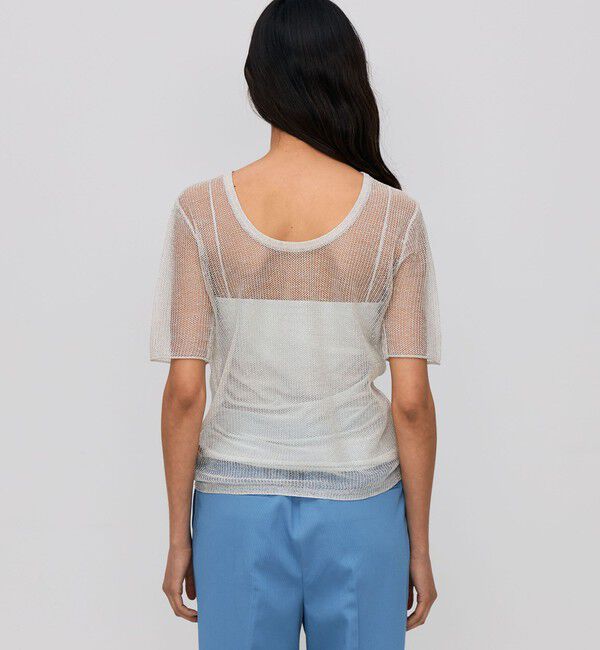 BACCA「オーロラフィルム リネンカットソー」|ニット・セーター|