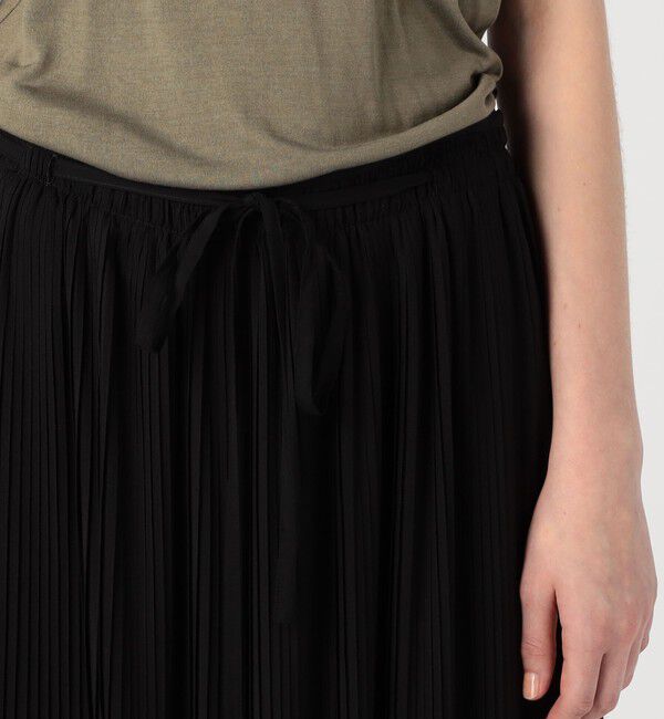 DES PRES「レースコンビプリーツ フレアスカート」|フレア|