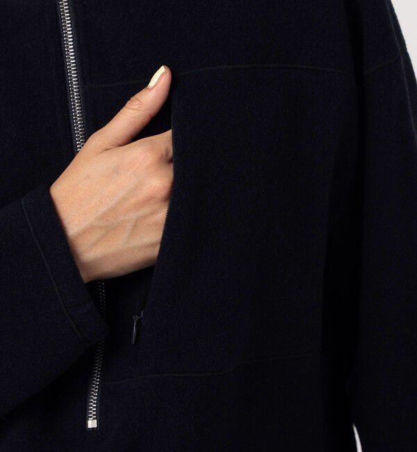 GALERIE VIE「ウールカシミヤフリース ハーフジッププルオーバー」|Tシャツ・カットソー|