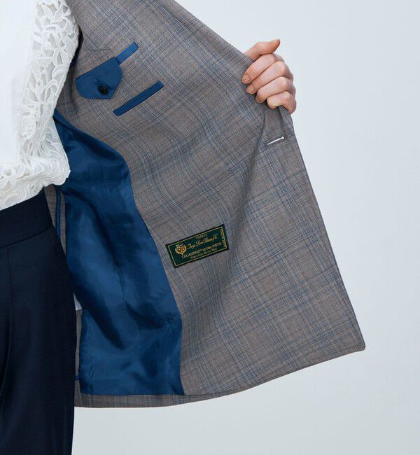 TOMORROWLAND collection「ZELANDER NATURAL STRETCH ダブルブレストジャケット」|テーラードジャケット|