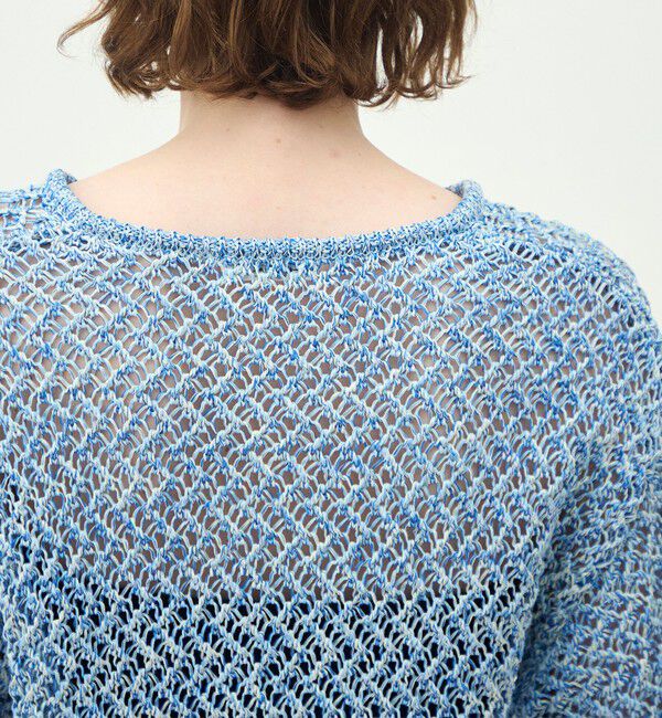 MACPHEE「ギマメッシュ レースアッププルオーバー」|ニット・セーター|