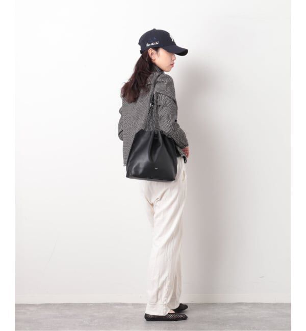  「【blancle/ ブランクレ】Drape drawstring bag」|ショルダー・メッセンジャー|