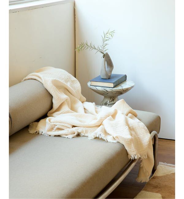 journal standard Furniture「BACKTO MUSLIN THROW　スローケット」|ブランケット|ナチュラル