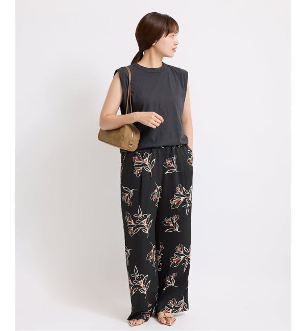 IENA「《追加》ATON/エイトン FRESCA SINGLE JERSEY ノースリーブ」|Tシャツ・カットソー|