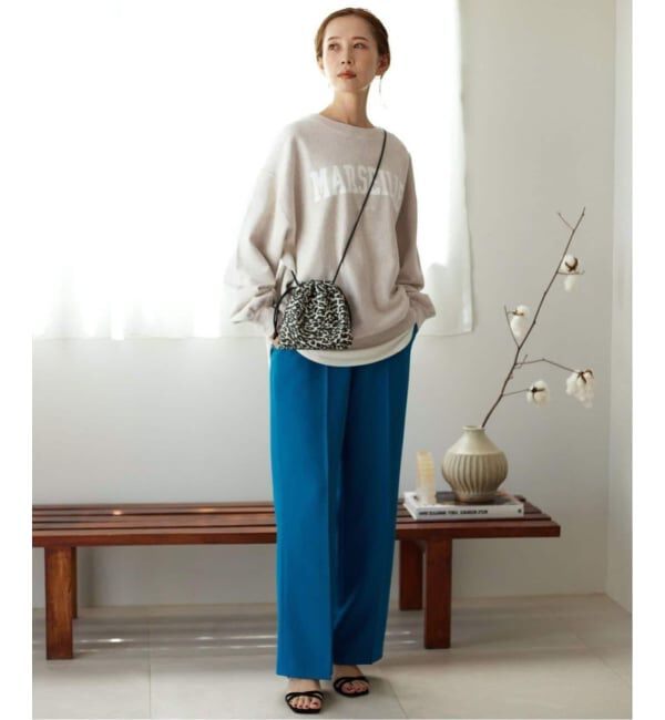 SLOBE IENA「《WEB限定/追加》MARSEILLE ロゴスウェット」|スウェット・ジャージ|