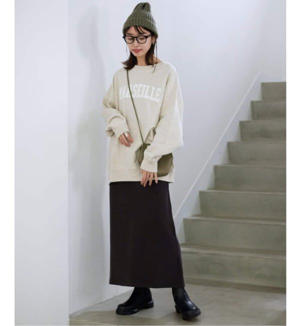 SLOBE IENA「《WEB限定/追加》MARSEILLE ロゴスウェット」|スウェット・ジャージ|