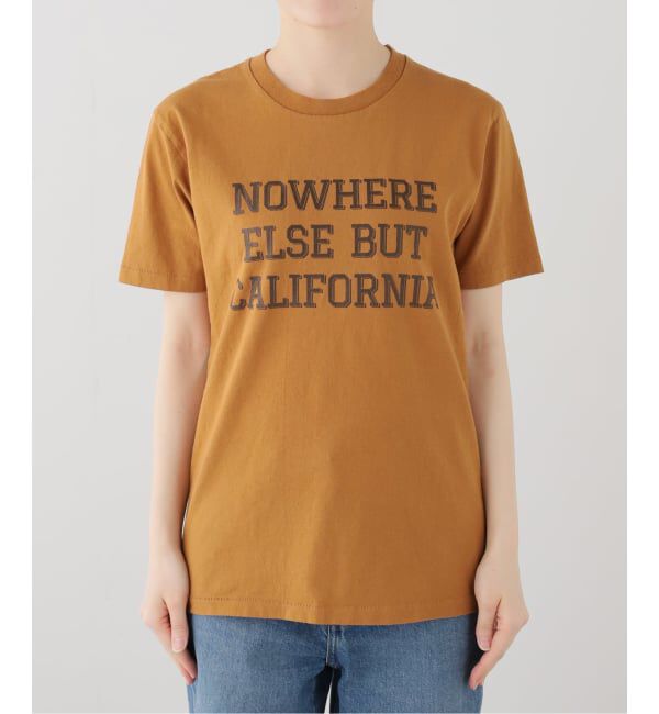 SLOBE IENA「MIXTA/ミクスタ NOWHERE TEE MXT1010089」|Tシャツ・カットソー|キャメル