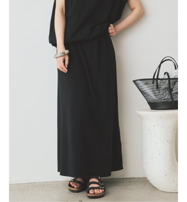 SLOBE IENA「《2枚セット/予約》ニュアンスカットソー&times;ナロースカートセットアップ」|Tシャツ・カットソー|