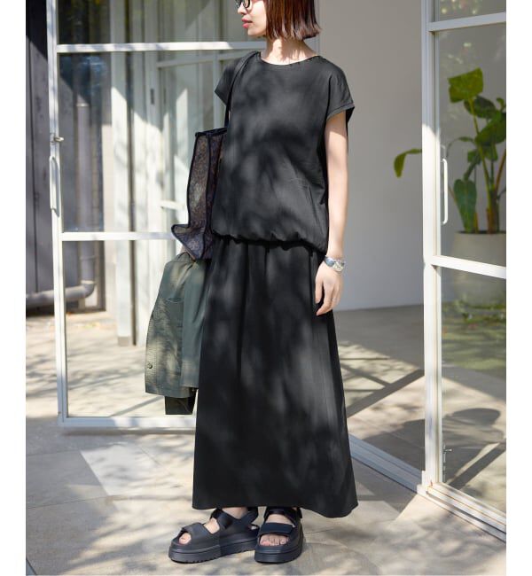 SLOBE IENA「《2枚セット/予約》ニュアンスカットソー&times;ナロースカートセットアップ」|Tシャツ・カットソー|