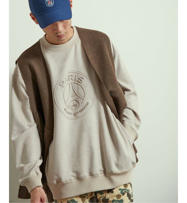 Paris Saint-Germain「【Paris Saint-Germain】PSG JP FS CREW NECK スウェット」|スウェット・ジャージ|グレーB